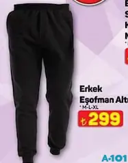 ERKEK EŞOFMAN ALTI fiyat ve kampanya bilgisi